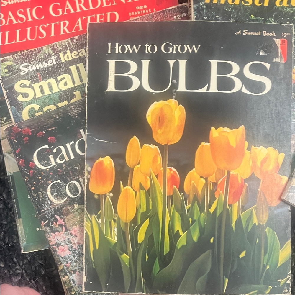 VINTAGE-  Sunset Gardening and Landscaping Book Collection 1974-1984